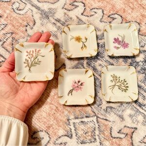 M&Co France Porcelain Butter or Vanity Trays Dating Back to 1920s